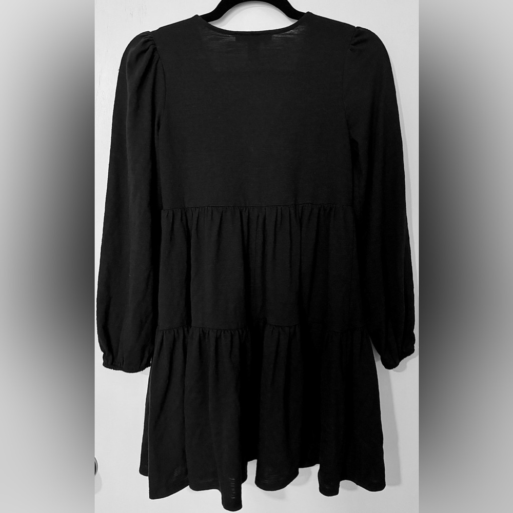 FOREVER 21 Long Sleeve Black Dress - Picture 2 of 12